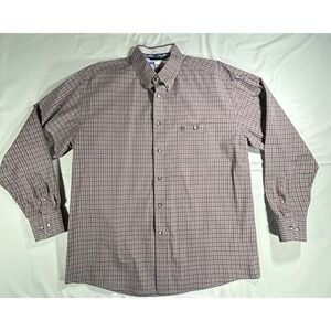 Wrangler George Strait Cowboy Cut Collection Button Down Shirt Men's Large